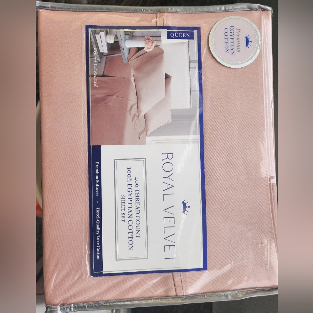 Royal Velvet Egyptian Cotton Sheet Set